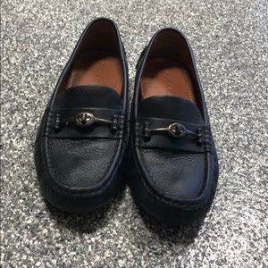 Coach leather driving loafers
